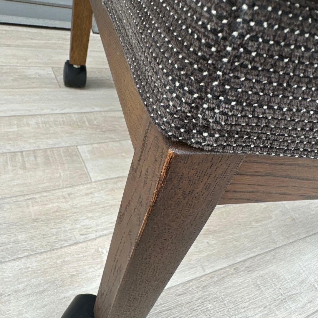 karimoku ダイニングチェアー　CU5100 キャスター付き　②