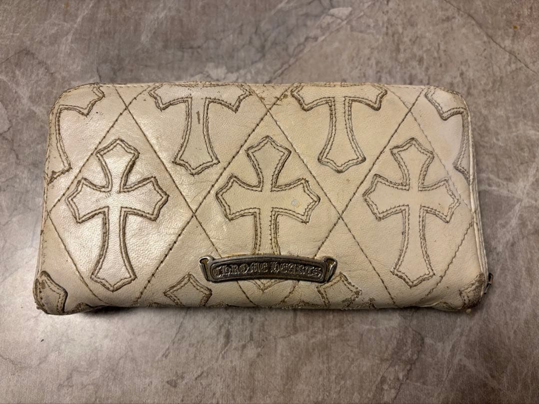 クロムハーツ　セメタリークロス　キルティングウォレット