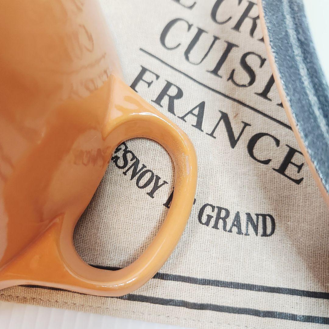 ルクルーゼ ココット オーバル 25cm ピーチ レア