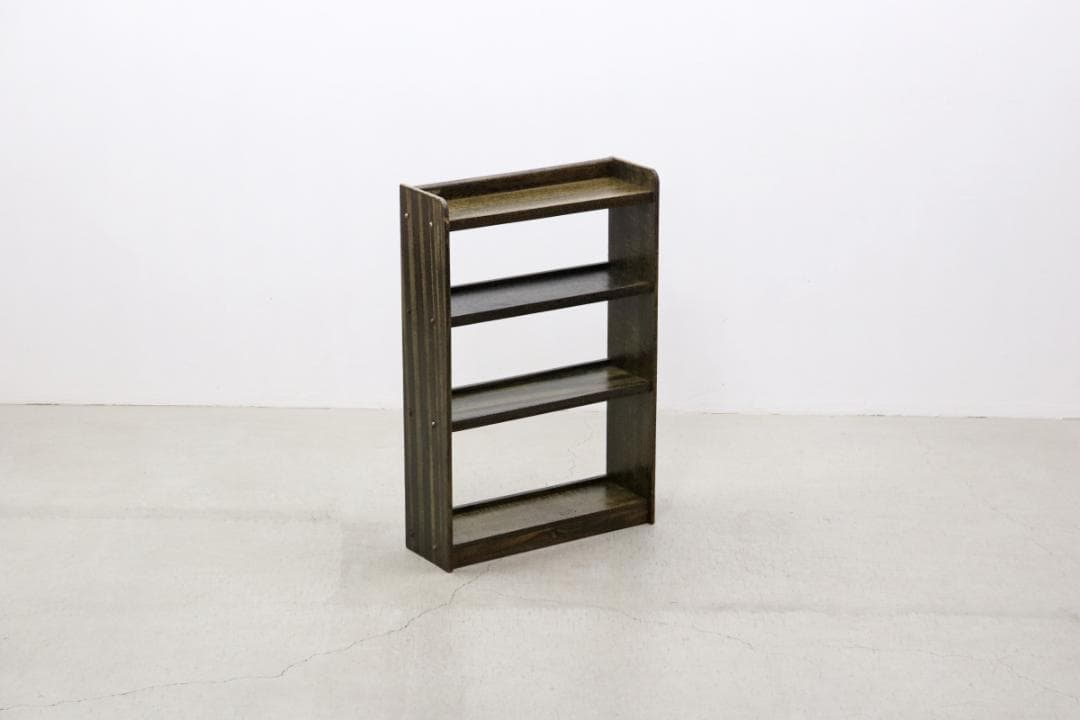 レトロ ラワン材 本棚 シェルフ 飾り棚 ラック 書庫 収納 ヴィンテ ージ