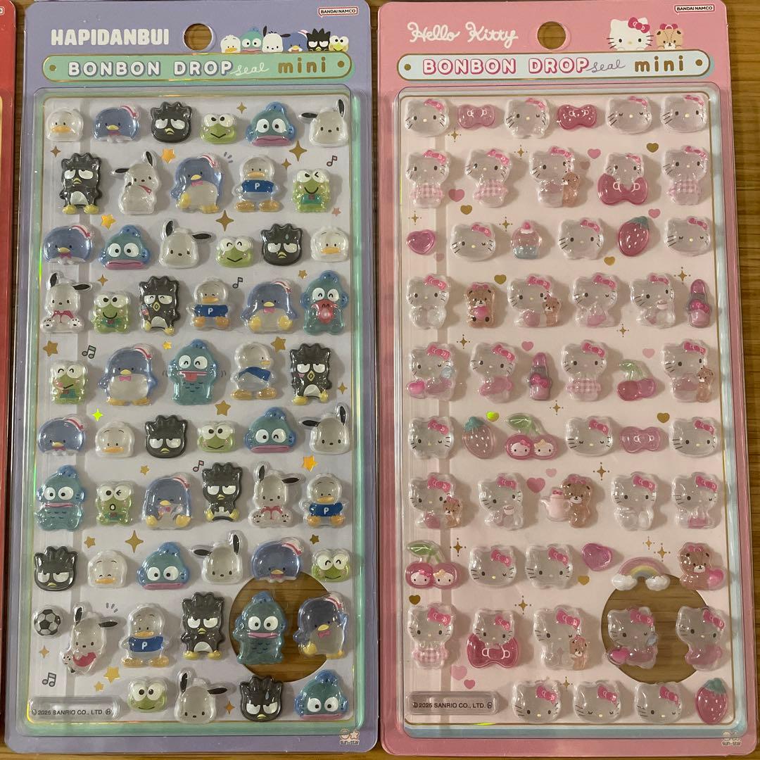 正規品　サンリオ　ボンボンドロップシールミニ　8種セット