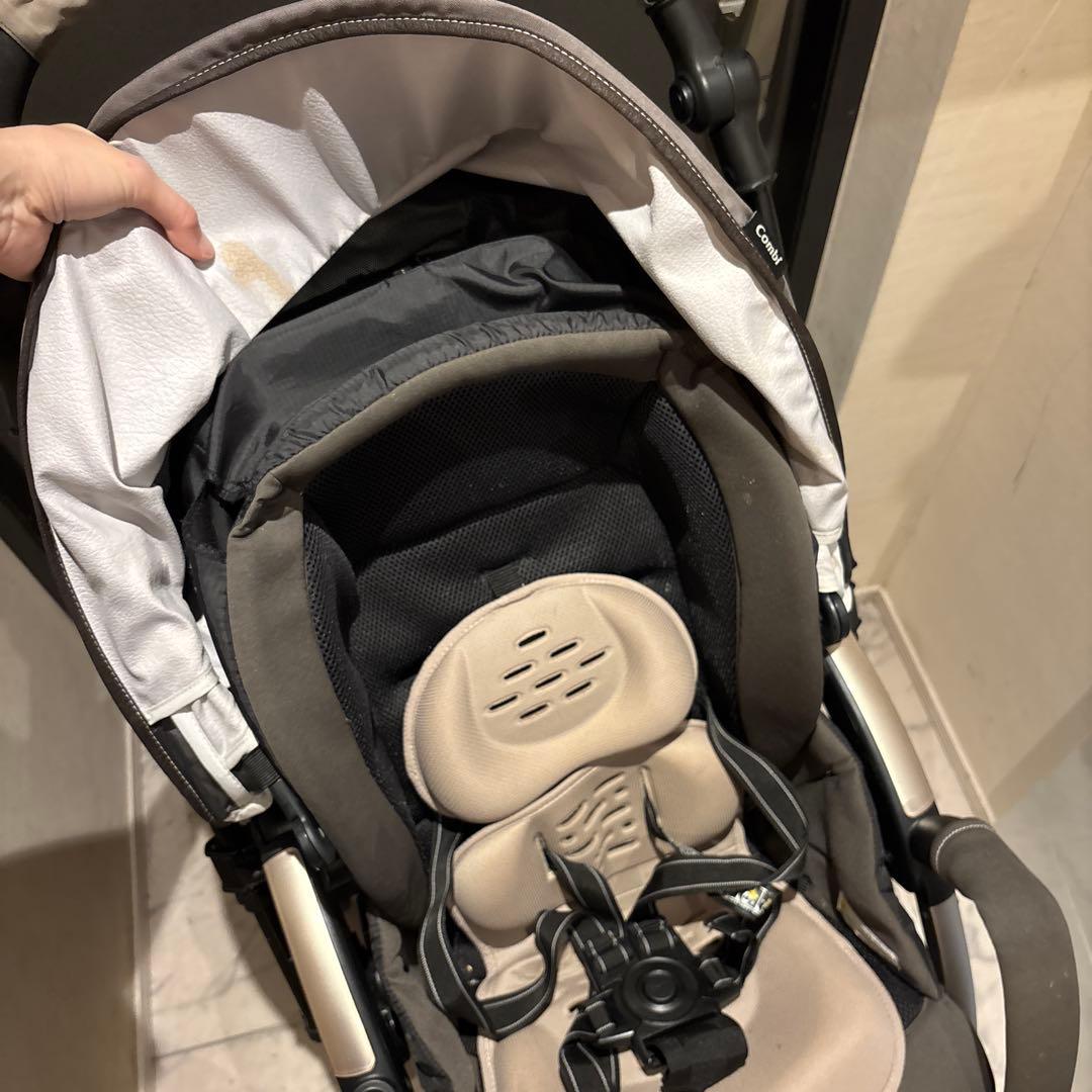 コンビ ベビーカー アンブレッタ 4キャス エッグクッション　セピアブラウン