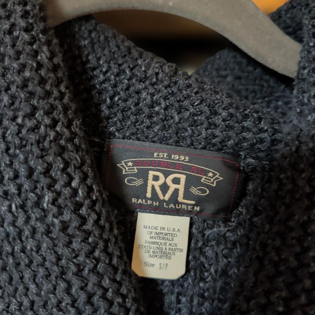 希少 レア Ralph Lauren RRLショールカラーローゲージカーディガン