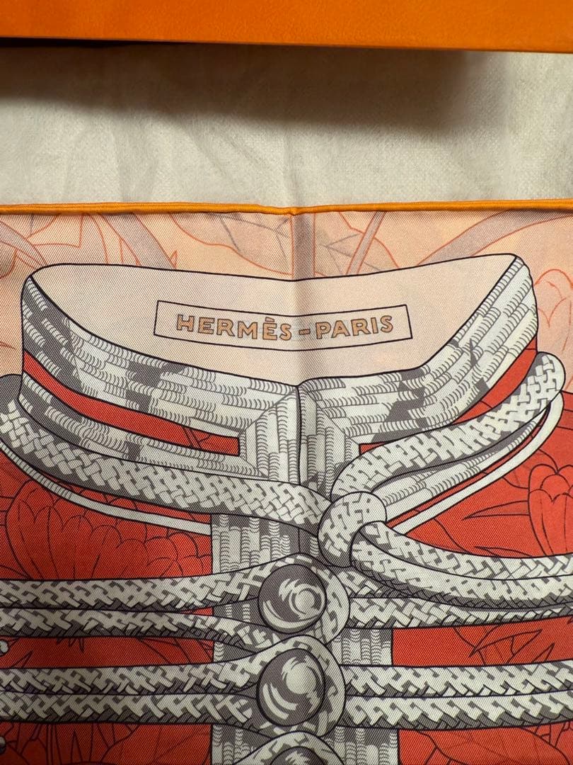 HERMES スカーフ カレ 90 カレ90 ダブルフェイス