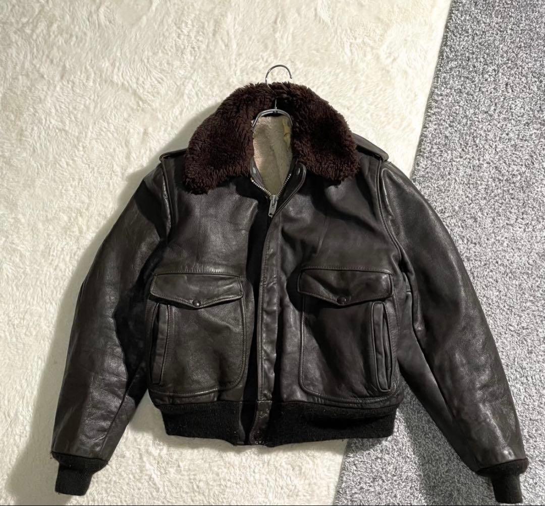 状態良好　SCHOTT　フライトジャケット　TYPE G-1　サイズ42　タロン