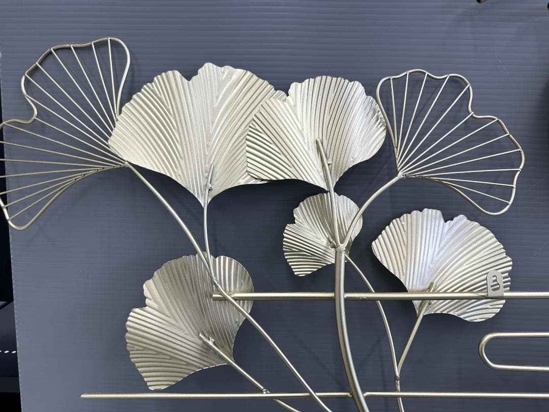 ウォールクロック　壁掛け時計　真鍮　ゴールド