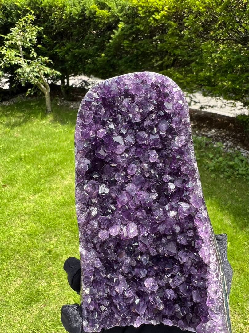 A724 高品質アメジストドーム クラスター ウルグアイ産 パワーストーン