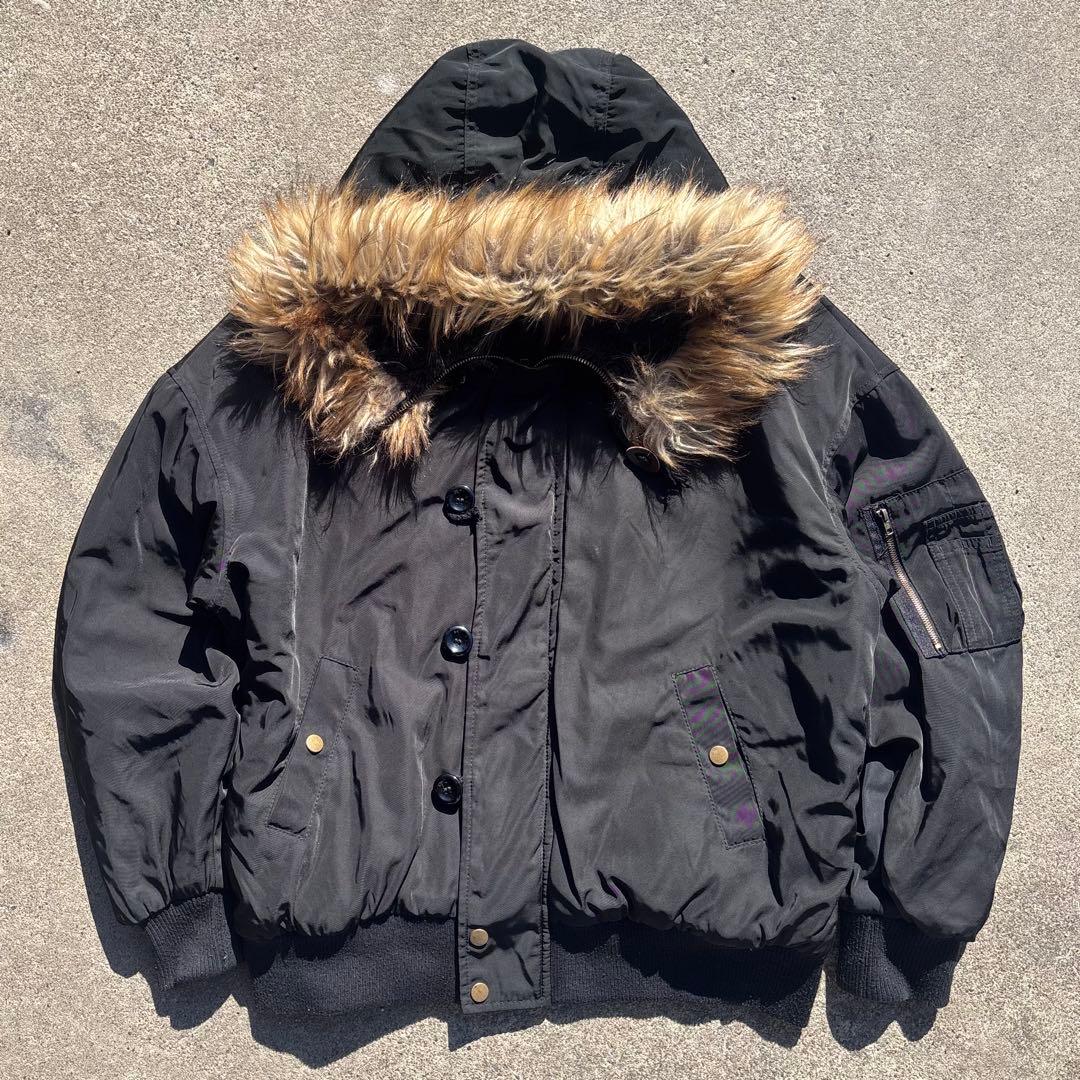 N2B単丈 フライトジャケット ミリタリー アメカジ肉厚 古着フライトジャケット