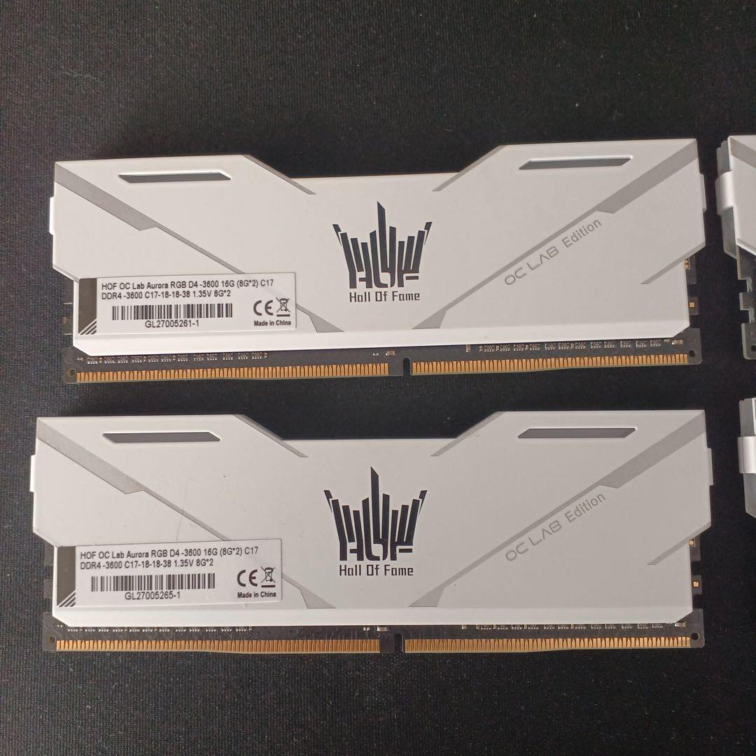 メモリー GALAX HOF Aurora DDR4 3600MHz 32G