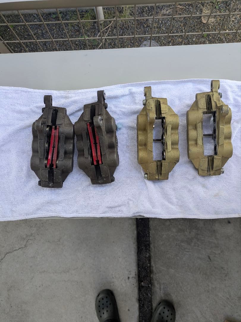 ZRX1100 GPZ900R TOKICO 6ポットキャリパー左右　２セット