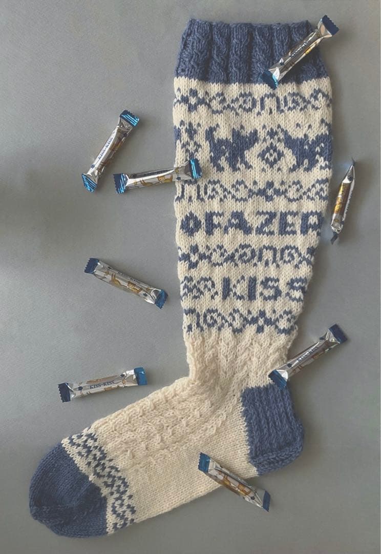 Fazer X Novita ウールソックス ♡ 手編み靴下