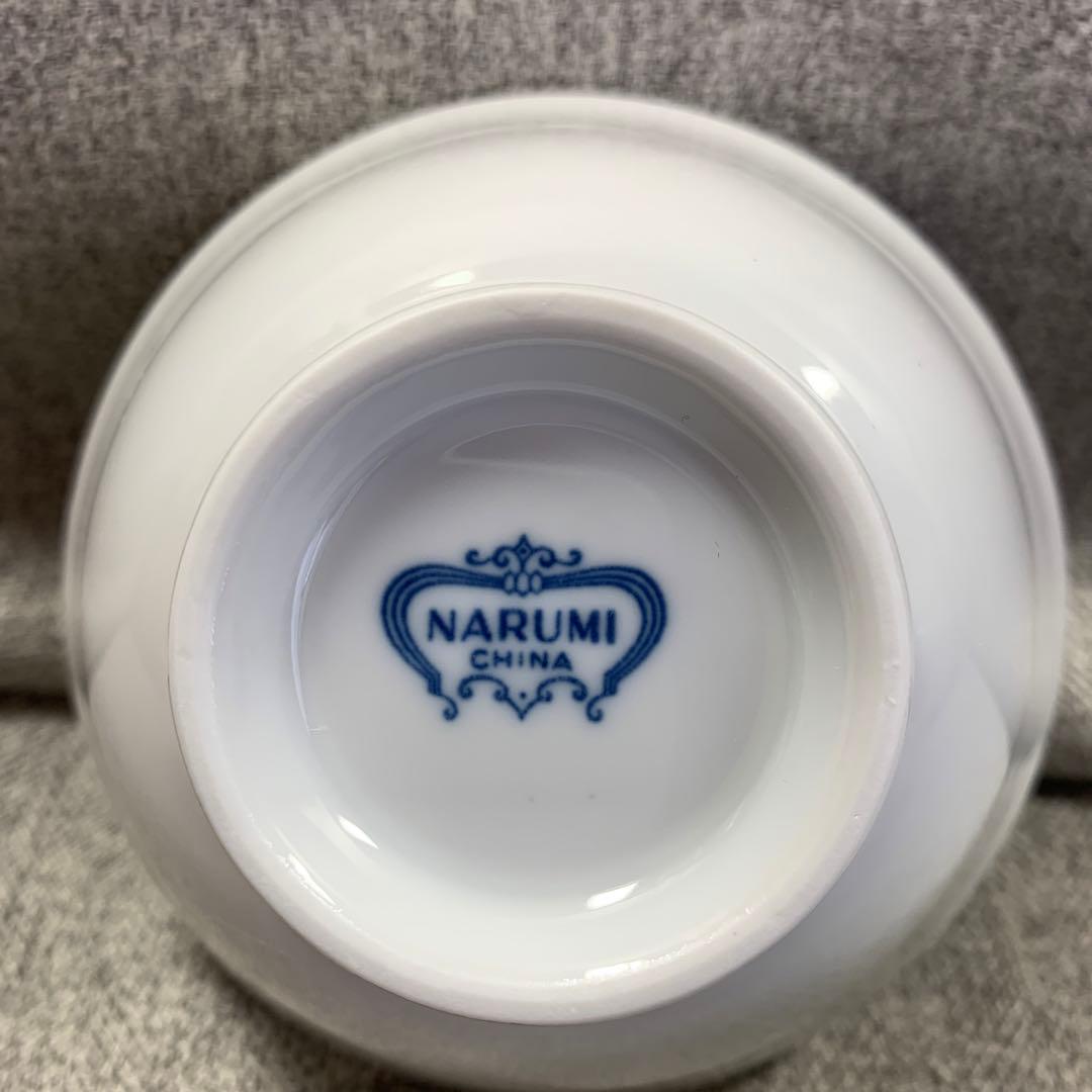 ナルミ　中華　唐子　丼　染付　スープ碗　レンゲ　さくらんぼ　花