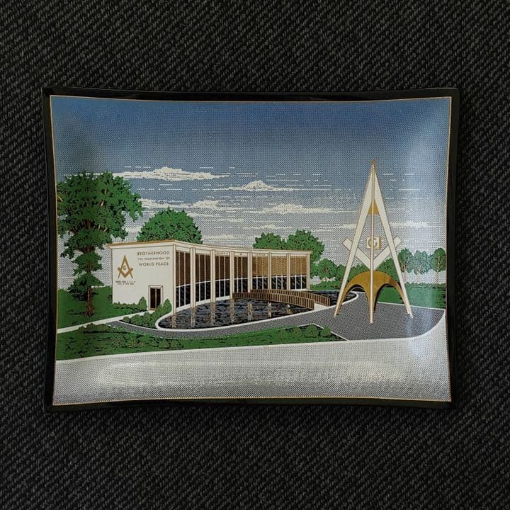 【値下】フリーメイソン 皿 プレートハンガー付