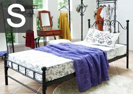 要問い合せ♥️癒しの姫ベッド♥️アイアン　ベッド　白　黒　シングル　セミダブル