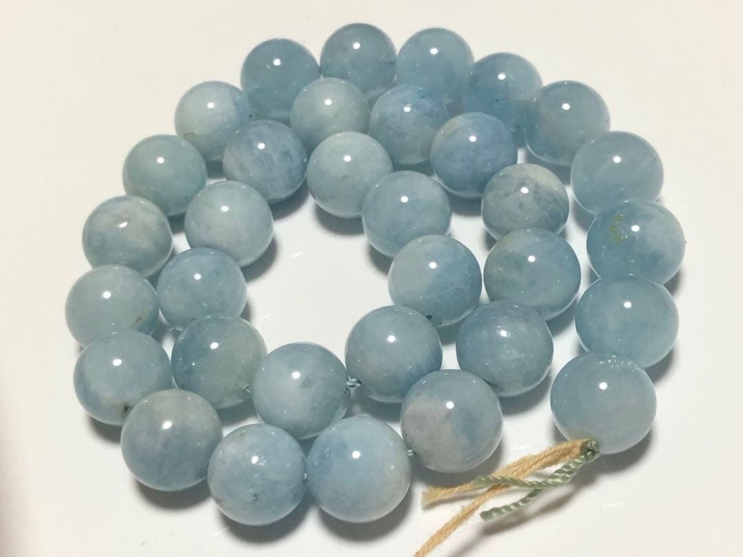 アクアマリン12mm１連約39cm