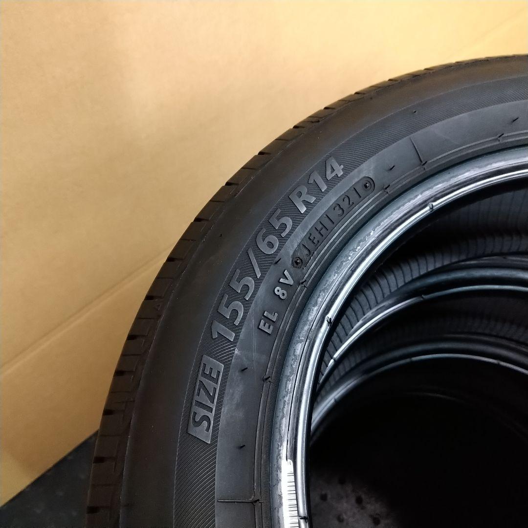 ★155/65R14 ブリヂストン エコピア ネクストリー 2021年製 4本