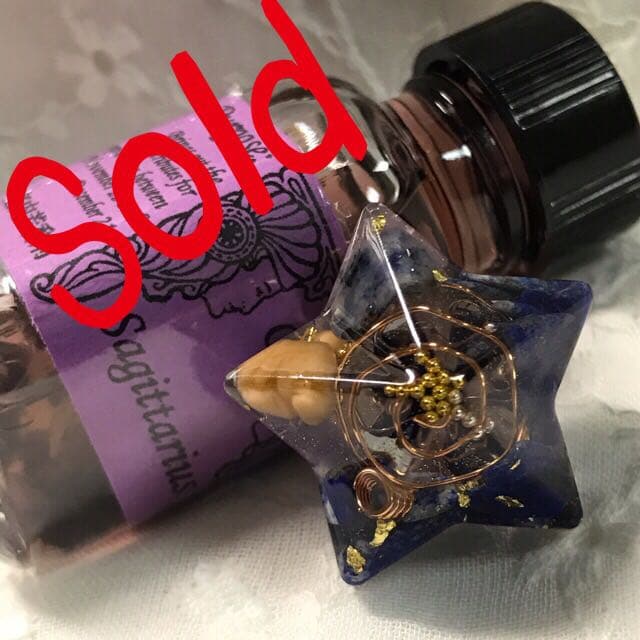 オルゴナイト×12星座メモリーオイル 【Sagittarius〜射手座 t〜】