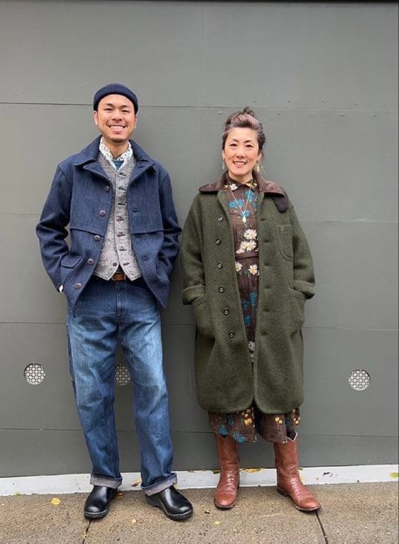 45Rフロート縮絨コート