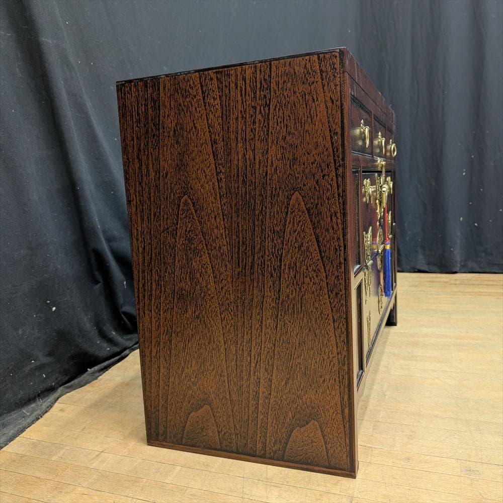 李朝家具　錠前　バンダジ　時代箪笥　朝鮮家具　半閉櫃　収納　整理　引き出し　民藝