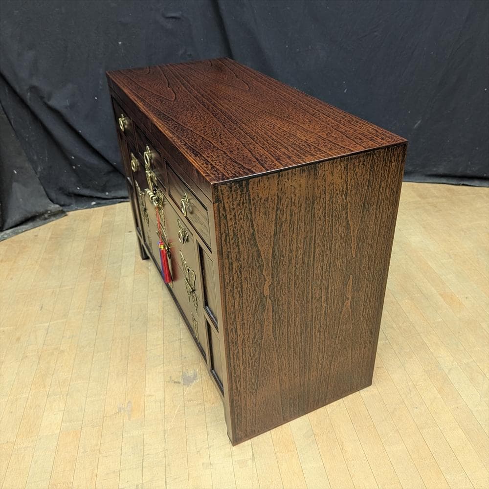 李朝家具　錠前　バンダジ　時代箪笥　朝鮮家具　半閉櫃　収納　整理　引き出し　民藝