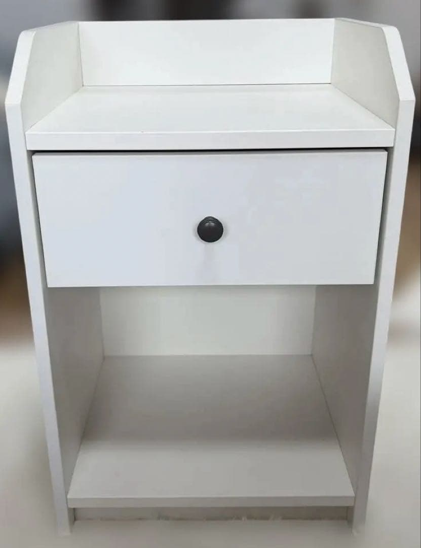 【イケア】IKEA HAUGA ハウガサイドテーブル ホワイト組み立て済