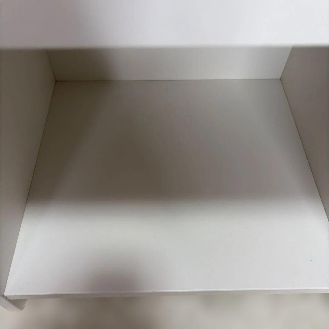 【イケア】IKEA HAUGA ハウガサイドテーブル ホワイト組み立て済