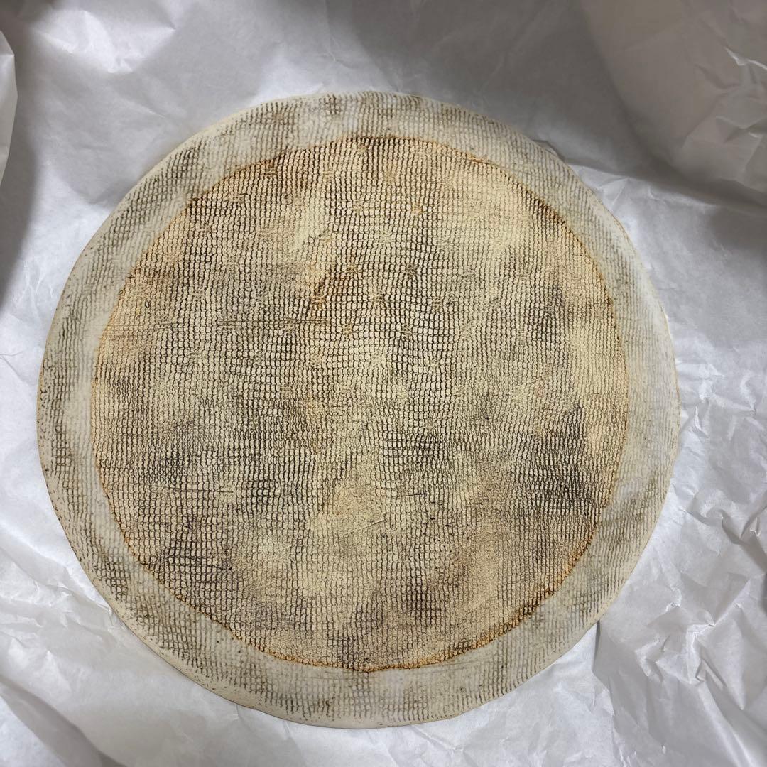 本田あつみ 花柄 陶器 大プレート ワイルドフラワーシリーズ