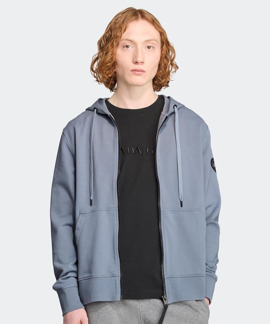 カナダグース ヒューロン フルジップ フーディー ブラックレーベル