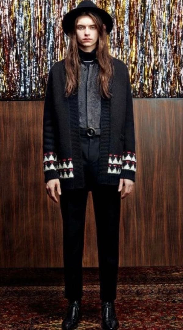 SAINT LAURENT ブラックカーディガン