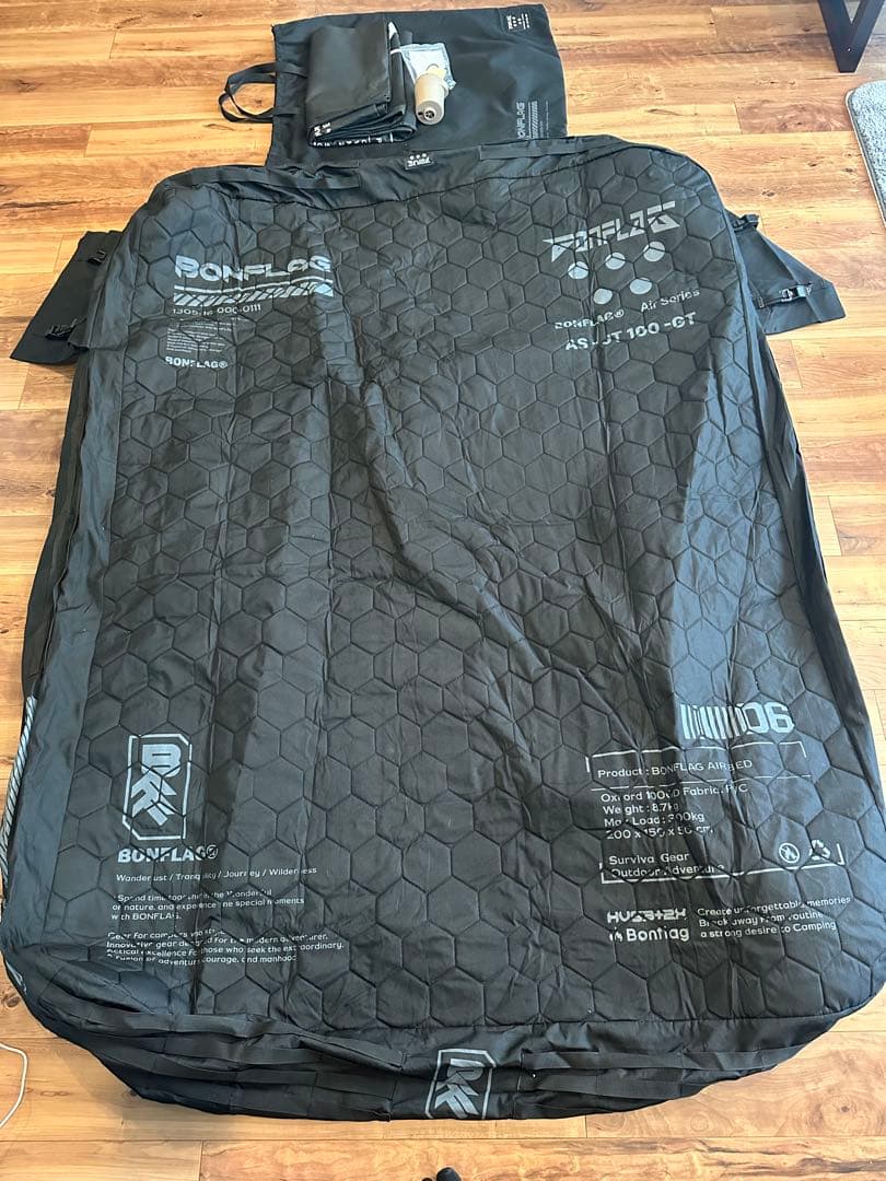 BONFLAG Air Bed エアベッド ダブル ブラック 黒 ボンフラッグ