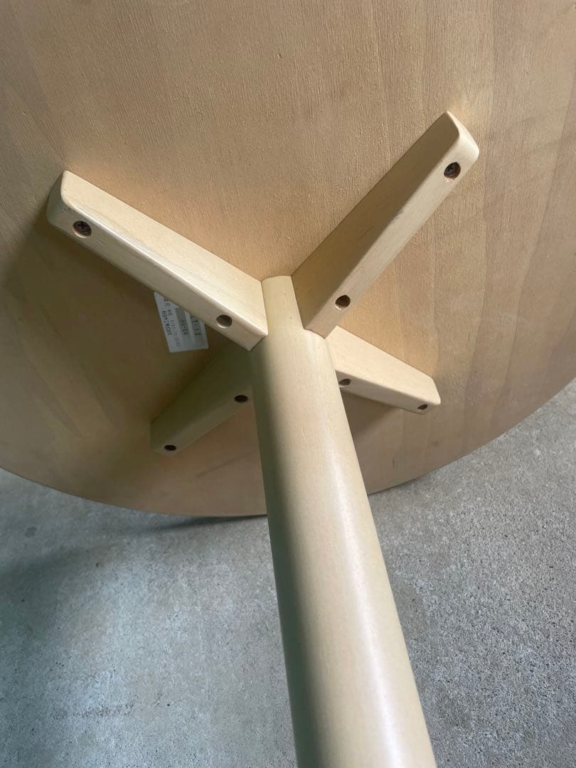 ビンテージ/秋田木工/ラウンドテーブル/カフェテーブル/丸テーブル/テーブル/⑦