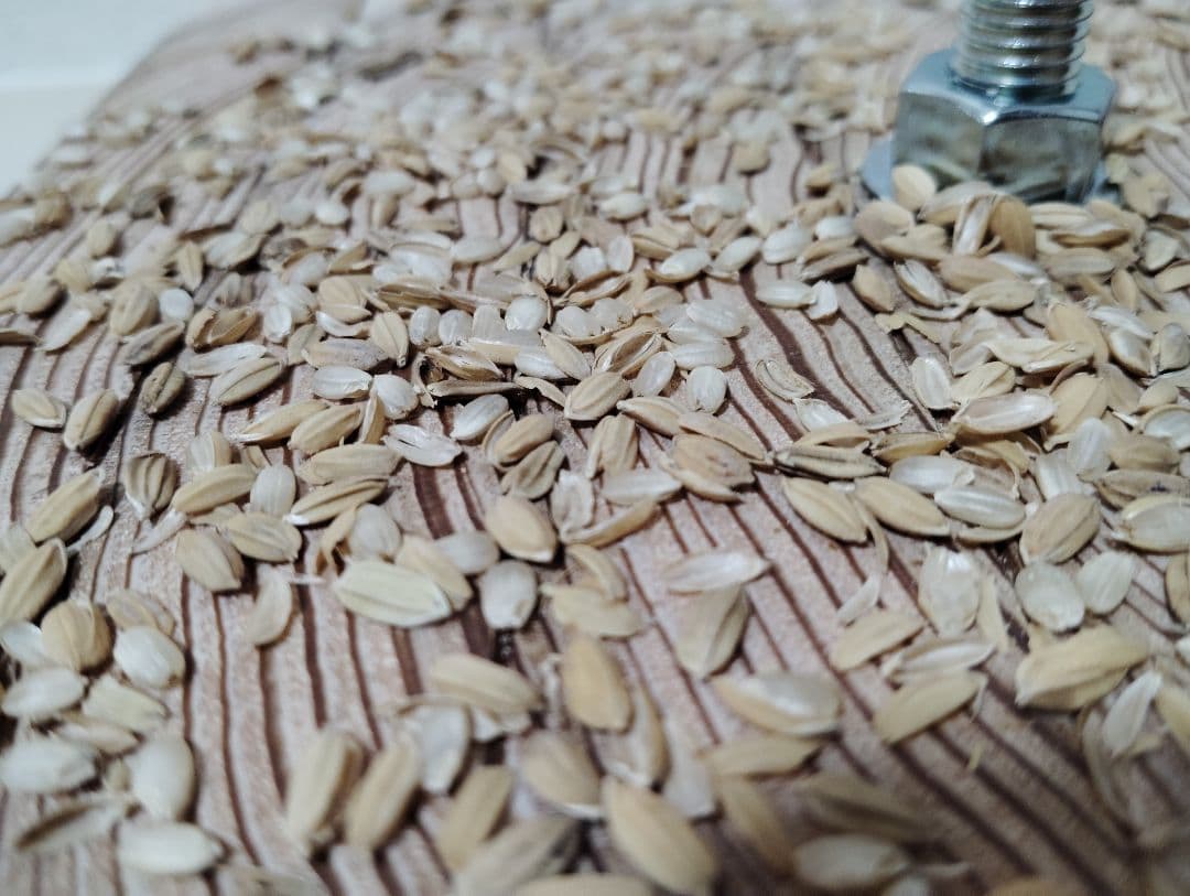 籾摺り機(小型、回転軸ボルトタイプ)