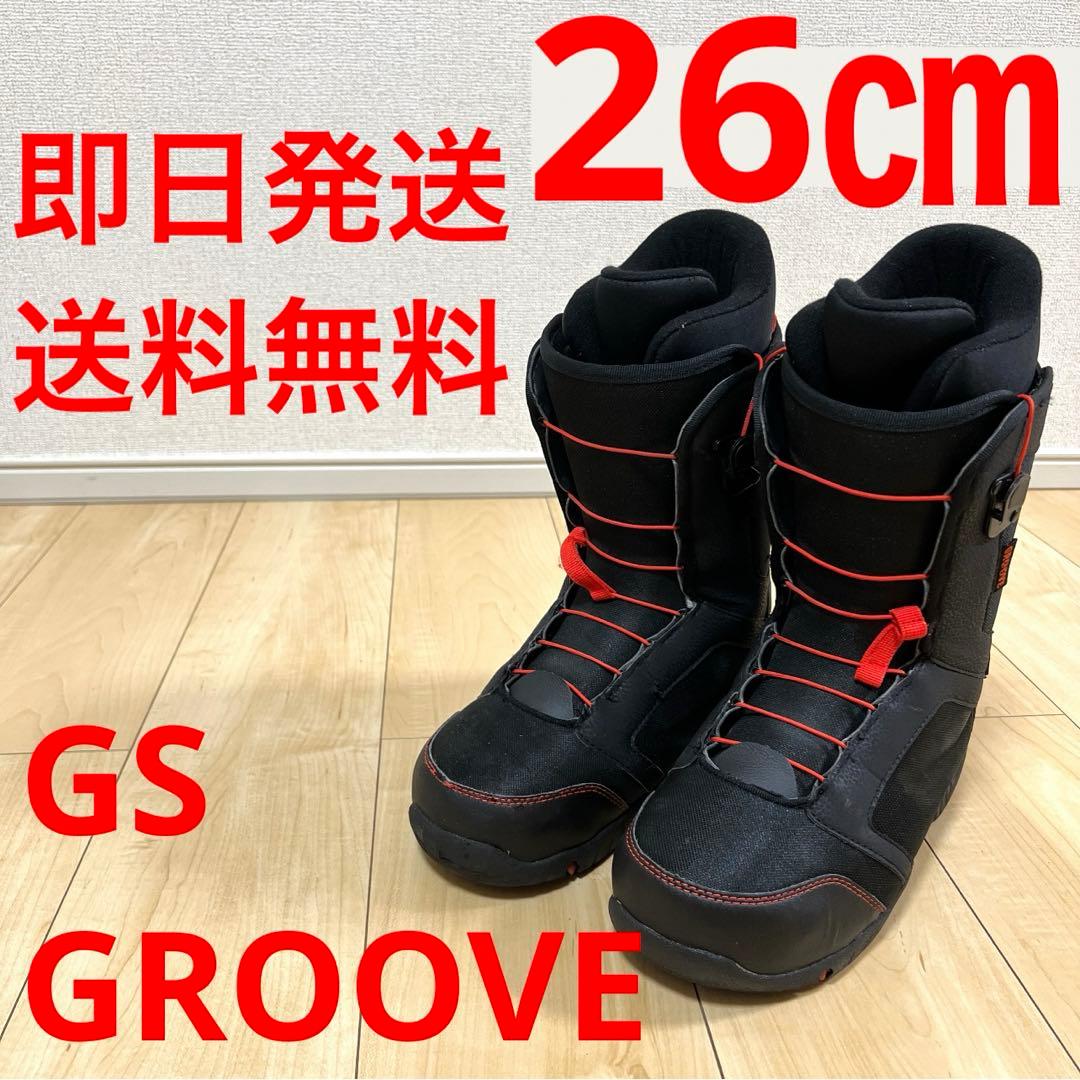 【即日発送_送料無料】GROOVE スノボブーツ GS 26.0cm