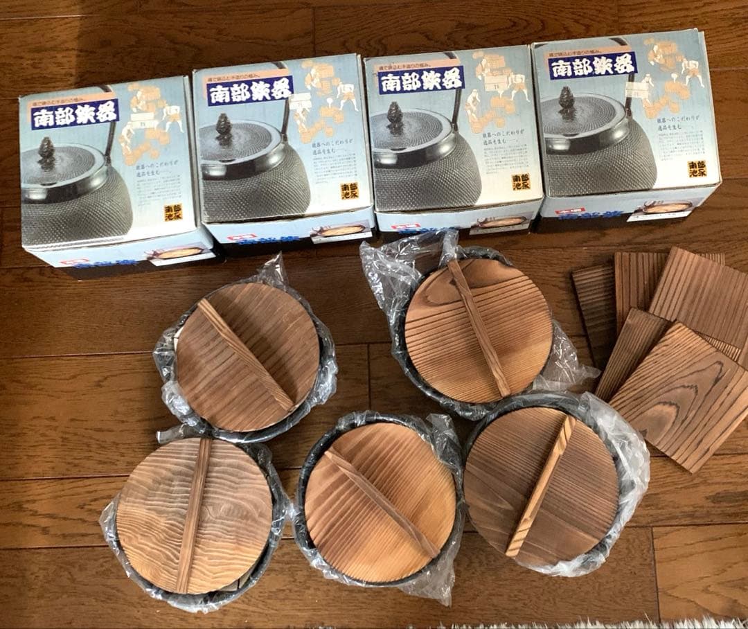 南部鉄器　いろり鍋　5個セット
