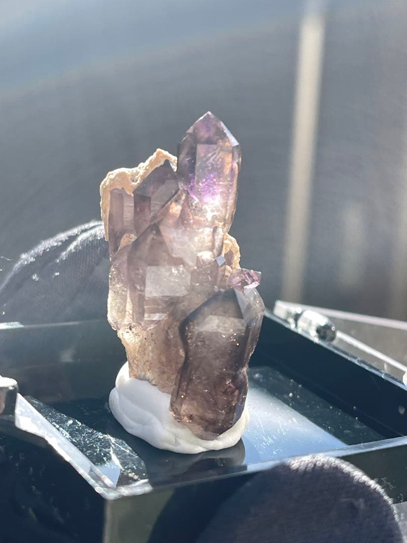 ナミビア産　キャッスルクォーツ　幻の紫