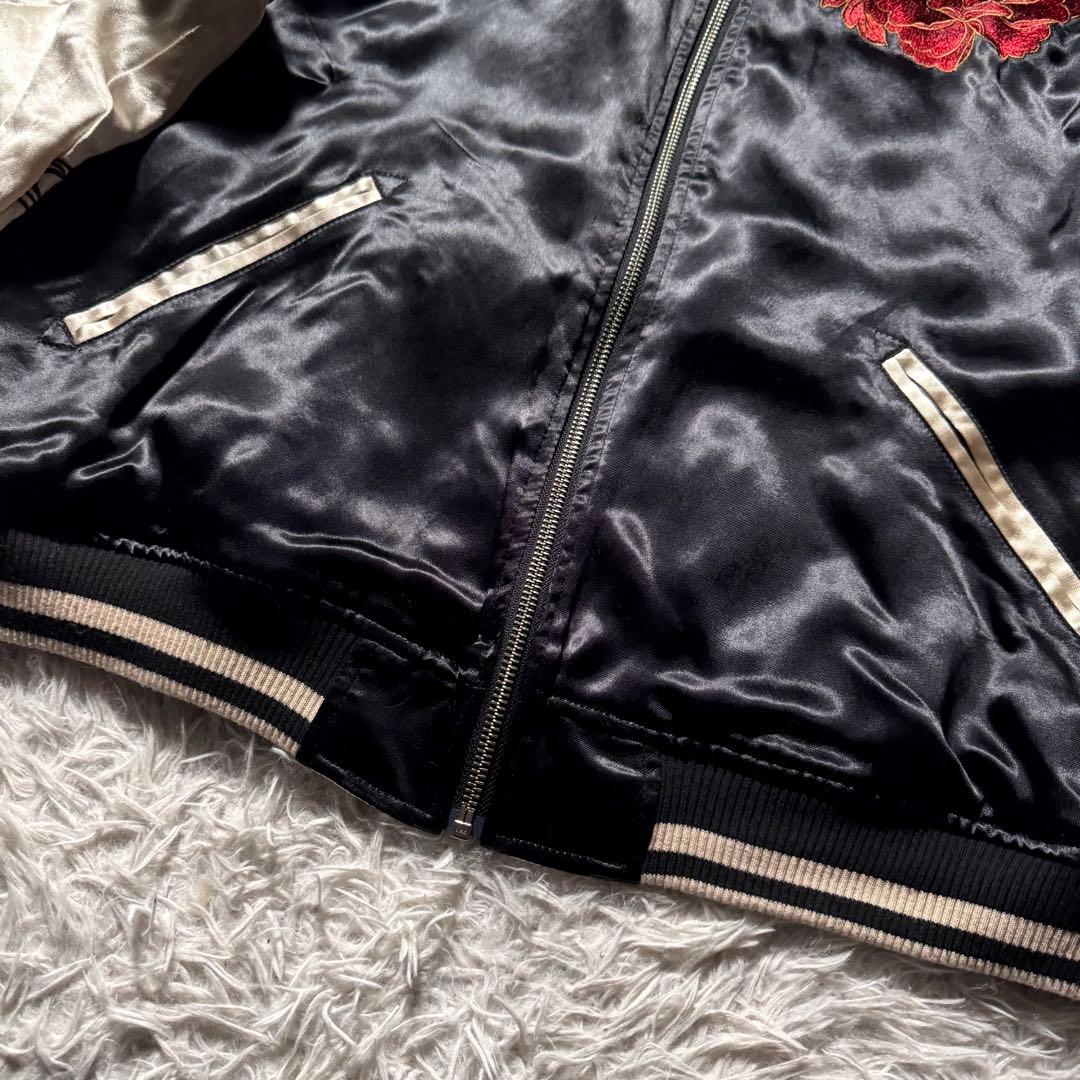 t*k様 極美品✨絡繰魂 粋　スカジャン　リバーシブル　百獣の王　豪華刺繍　獅子