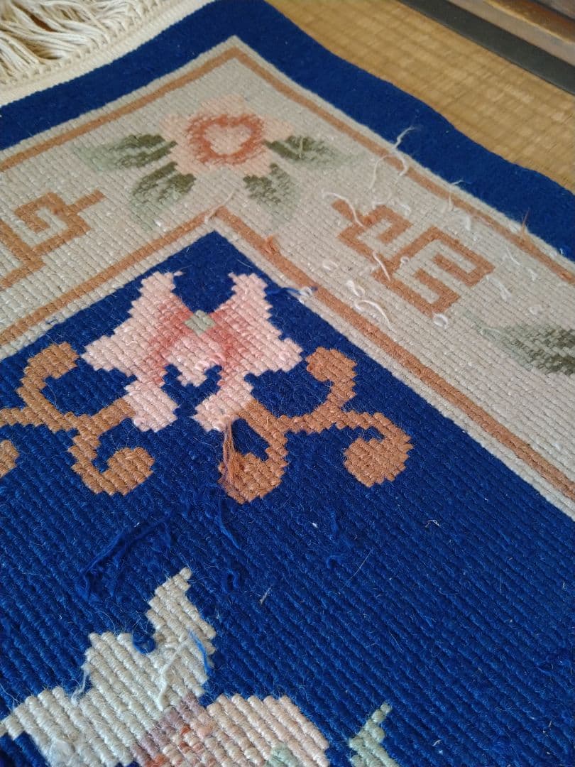 高級　絨毯　玄関マット　ラグ　カーペット　約150cm×61cm