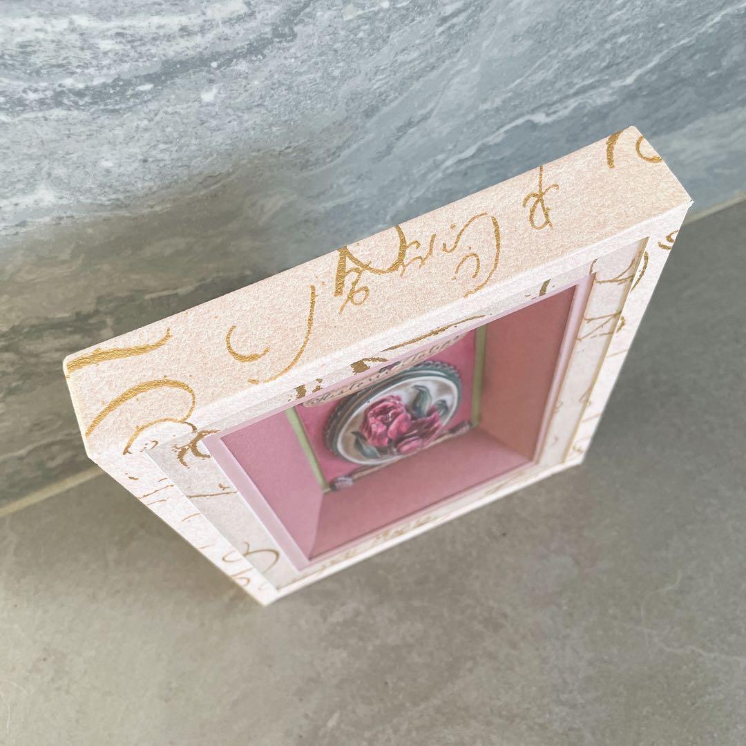 シャドーボックス 完成品 チューリップ⑅︎◡̈︎*