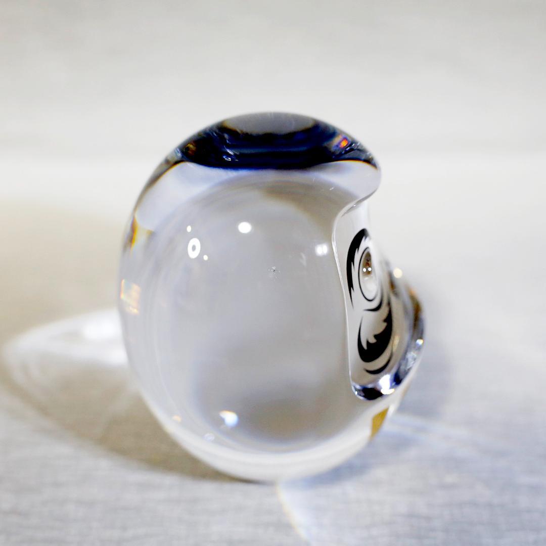 【美品 送料込み】バカラ だるま 達磨 ダルマ 置物 クリスタル