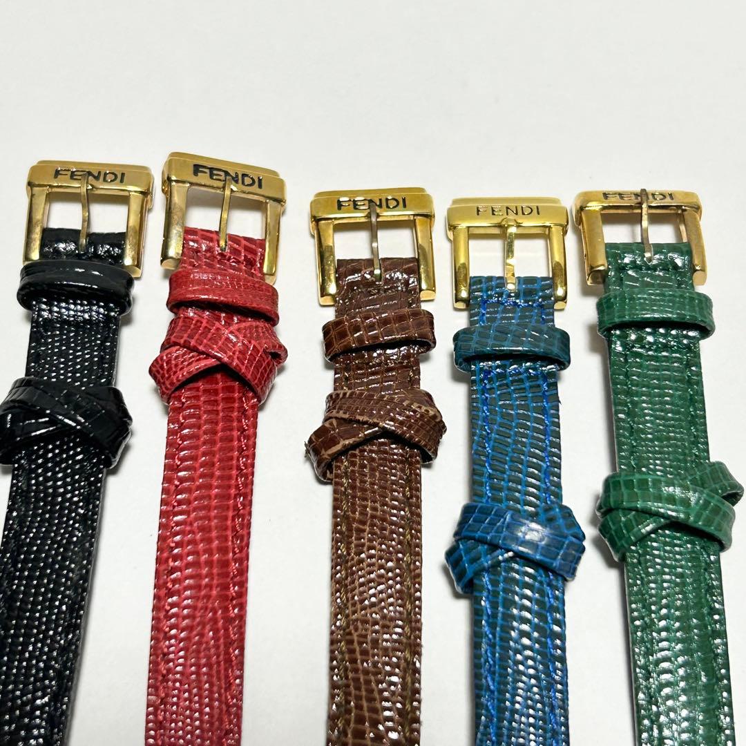稼働/新品電池 FENDI カメレオン チェンジベルト 5色 クォーツ 640L