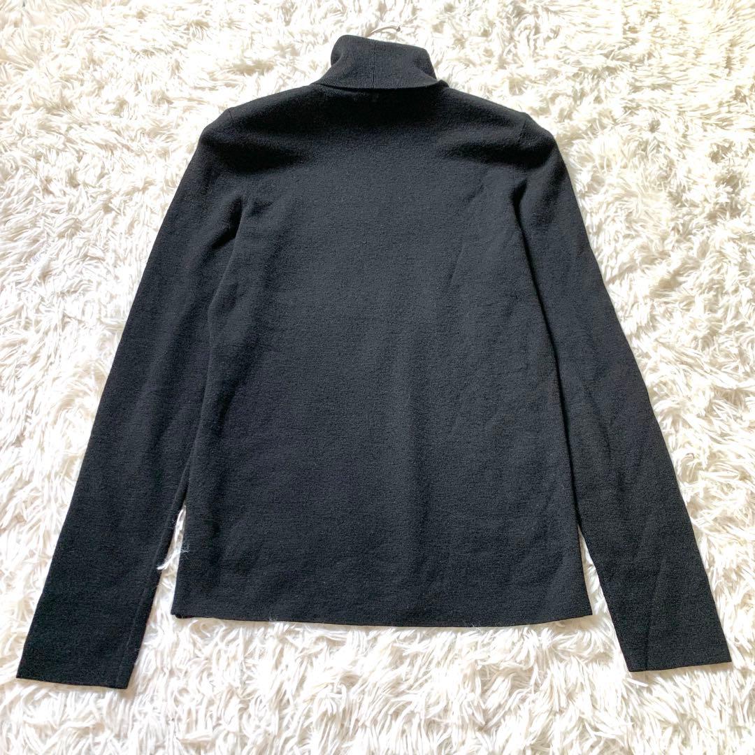 高級感✨FOXEY グレースウールニット タートルネック セーター 黒 40