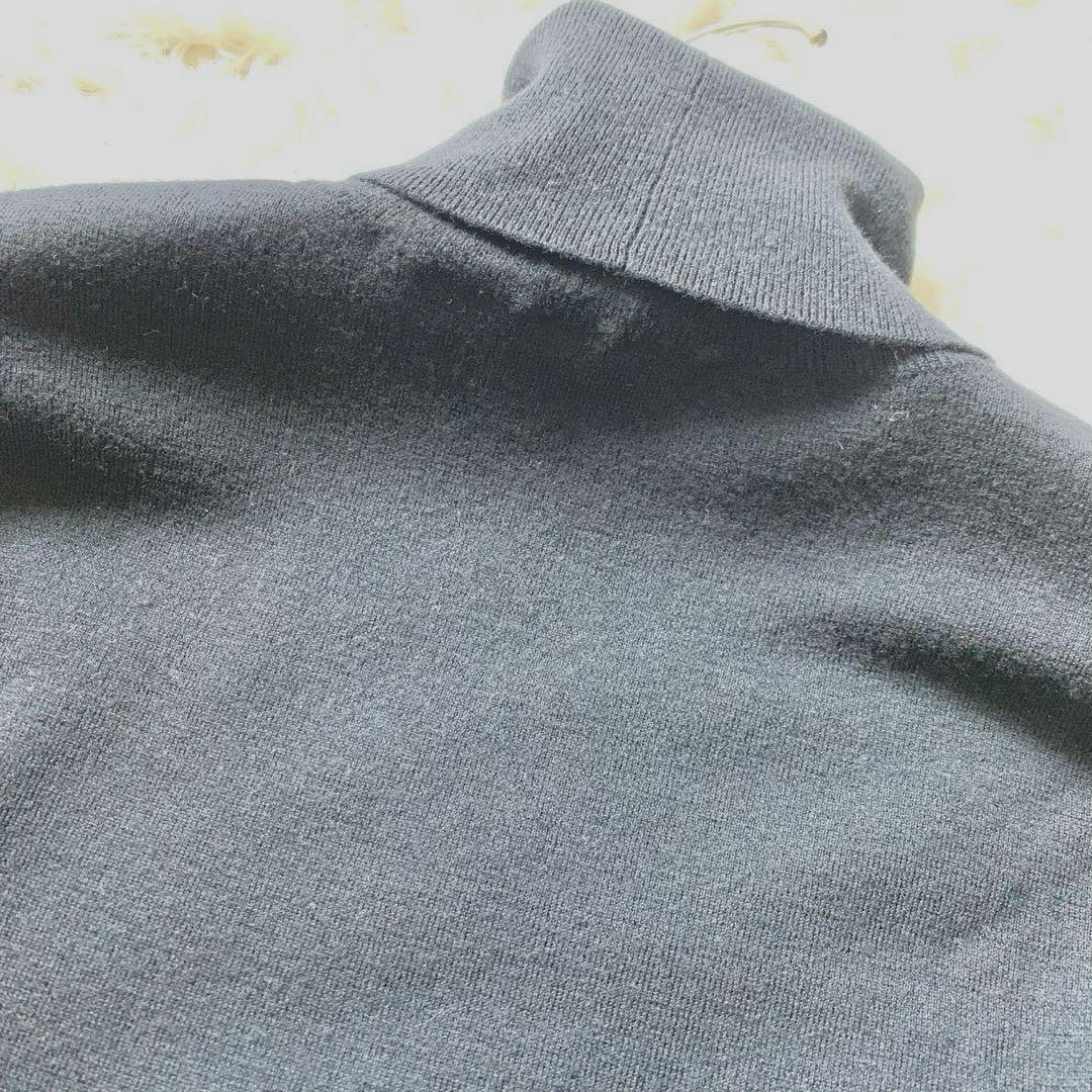 高級感✨FOXEY グレースウールニット タートルネック セーター 黒 40