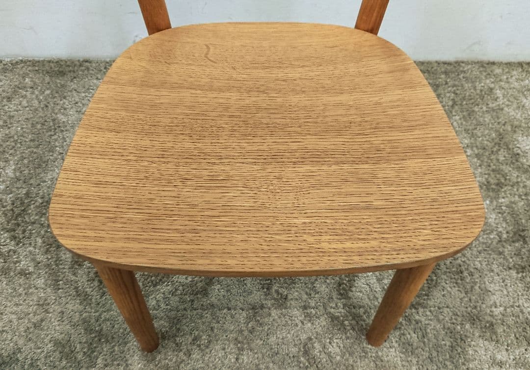 しんご オーク無垢材チェア オイル仕上げ ダイニングチェア-3