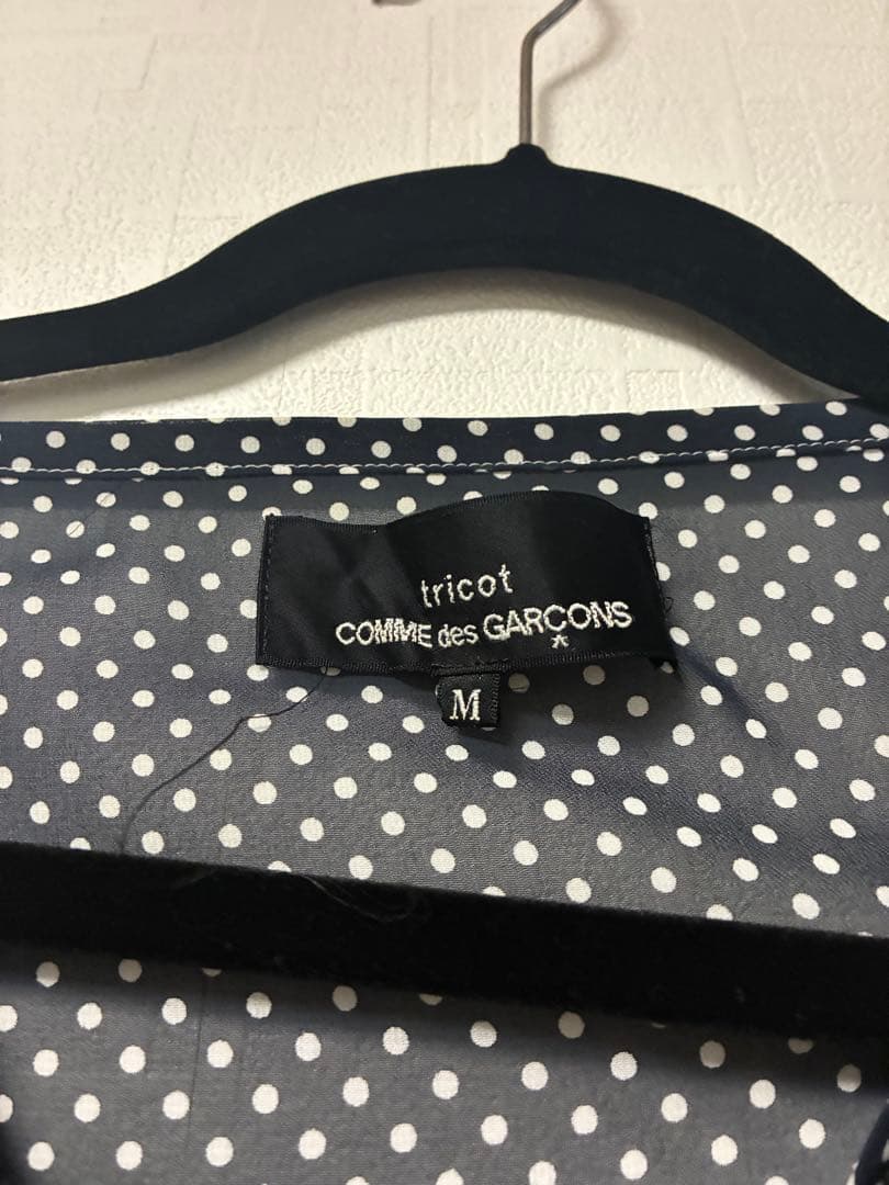 tricot COMME des GARÇONS ドット柄 ワンピース M