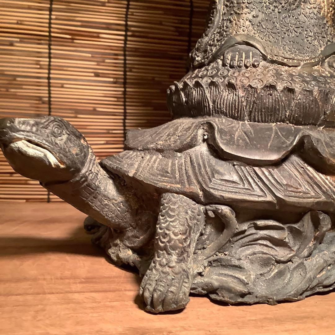 駒谷天藏様売約keep・中国チベット「亀上・千手千眼觀世音菩薩」伽梵達摩尊