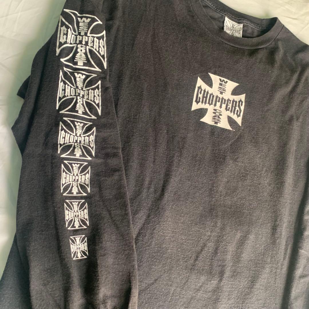 希少レア良品 90s WEST COAST CHOPPERS Tシャツ ロンT