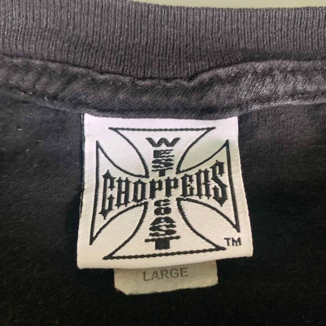希少レア良品 90s WEST COAST CHOPPERS Tシャツ ロンT