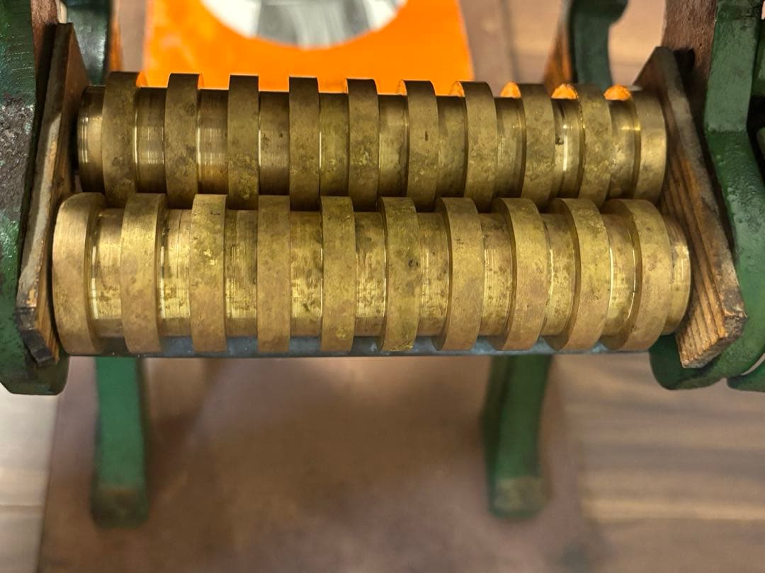 小野式製麺機 2型 両刃 2.2mm 6.3mm 2.2mmクシ刃2枚スペア付