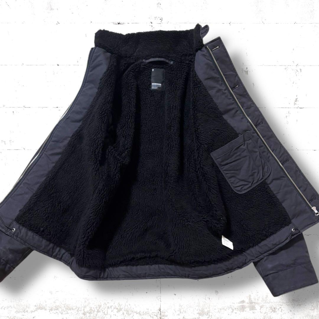 neighborhood N-1 デッキ　ジャケット　ボア　ブルゾン　フェード