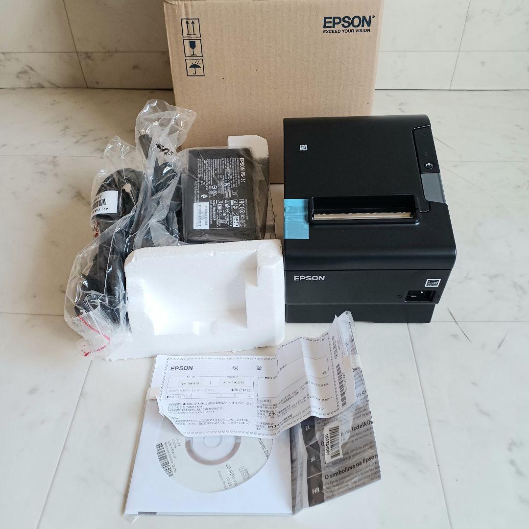 【未使用】Epson TM-T88VI プリンターとキャッシュドロワーセット